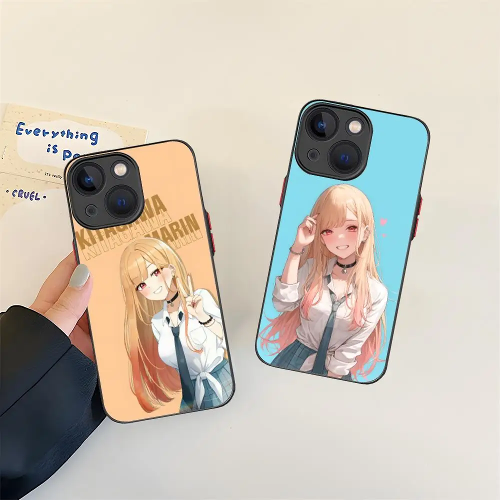 

Marin Kitagawa Cell Phone Case for iPhone 16 15 14 13 12 11 X XR XS 8 7 Pro Max Plus Mini Colour Silicone Protective Cover