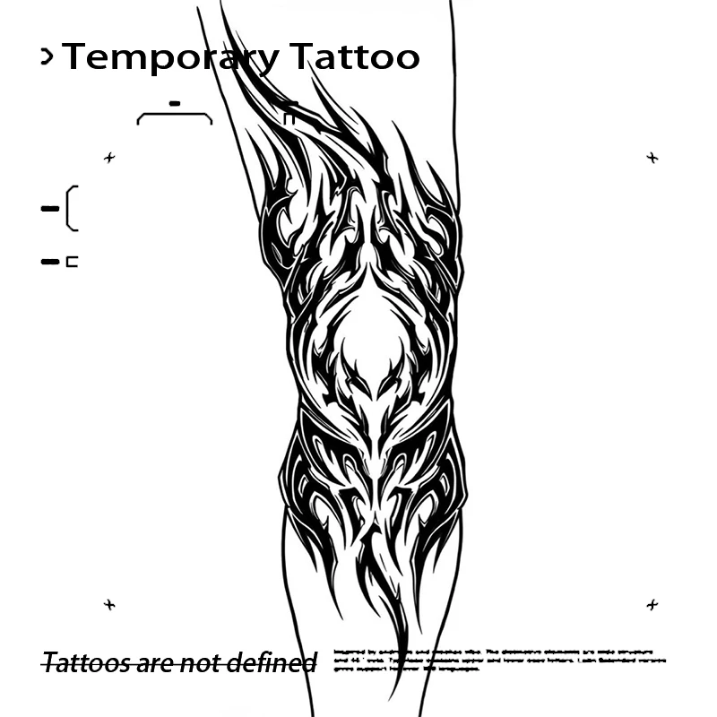 

Готический стиль, темные шипы, рука, травяной сок, татуировка, наклейка для мужчин и женщин, водонепроницаемая временная татуировка для тела, поддельная татуировка на Хэллоуин, новинка