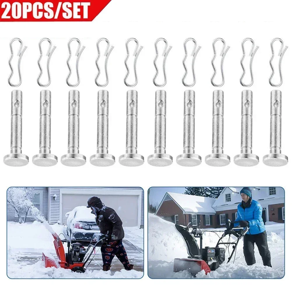 

20pc 738-04124A Shear Pins & Cotter Pins For Snowblowers Set Snow Blower Replacement Outdoor Garden Snow Blowers Parts