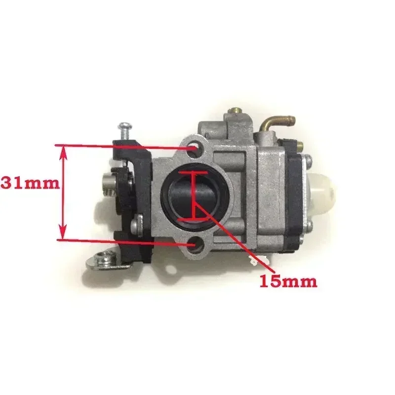 브러시커터용 카브레타 키트, 15mm, 43cc, 49cc, 52cc, 스트리머 커터, 전기톱 카브