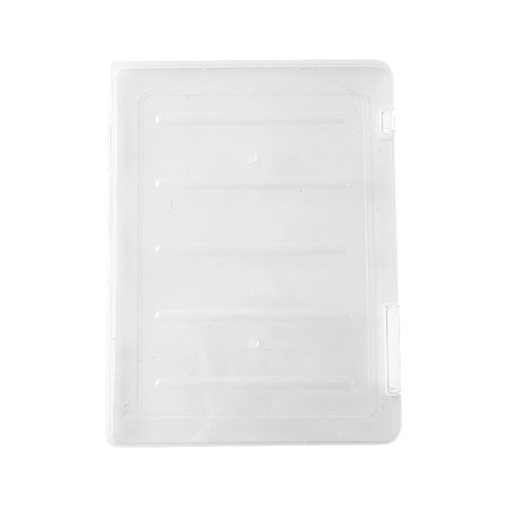 A4 File Storage Box PP Waterproof Transparent Document Storage Folder Organizer School Office for Stationery Supplies