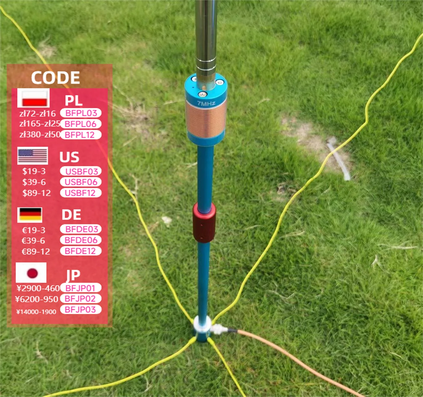 MA-12 Portable GP Shortwave Antenna Third Edition