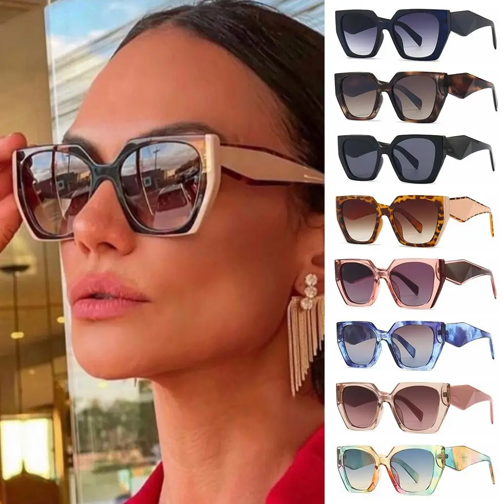 New Fashion Trending Vintage Square Sunglasses Irregular Frame Ladies Sun Glasses Shades