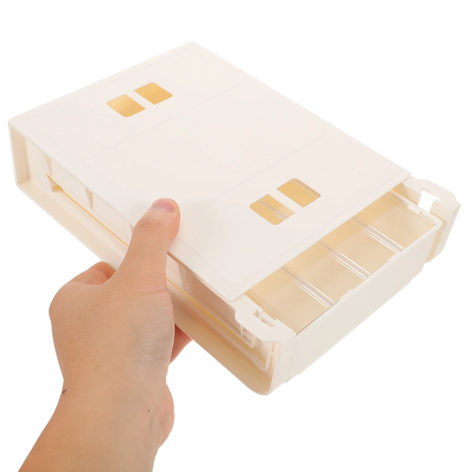 

Under Desk Drawer Organizer Hidden Design Plastic Storage Drawer Nail Tool Storage Box for Manicure Tools Makeup Pens Pencils