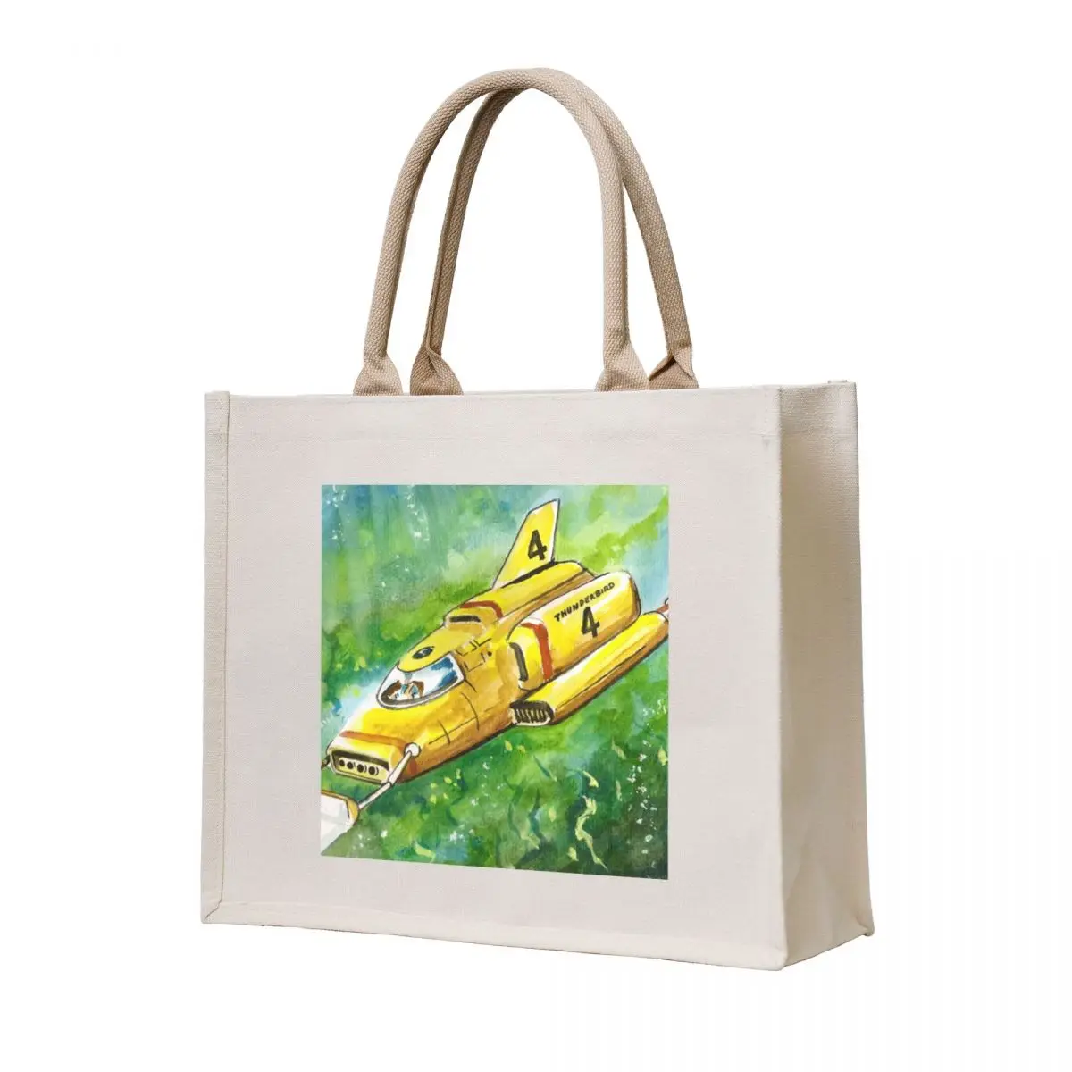

Thunderbird 4 from Thunderbirds Tote Bag bags for women Customizable tote bag Woman shopper bag
