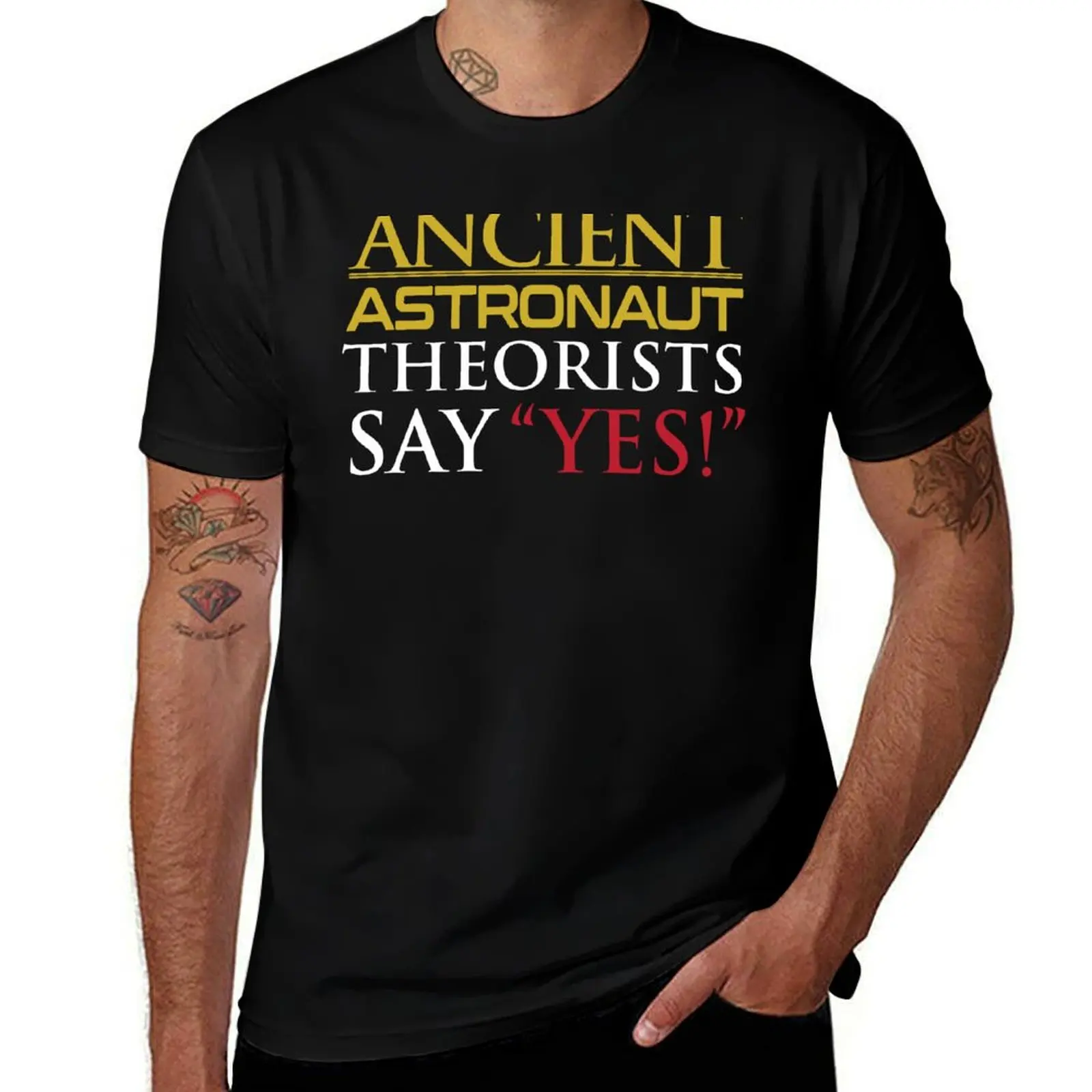 Ancient Astronaut Theorists Say Yes! T-Shirt Plus Size Comfort Fit Tee T-Shirt