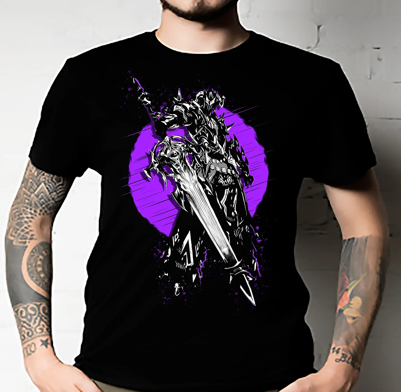 Dark Knight - Final Fantasy Classic T-Shirt ALL SIZE UNISEX