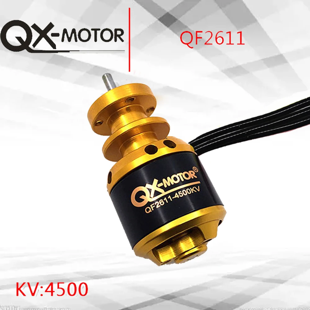 QX-MOTOR QF2611 4500kv/3300/3500/4000/4600/5000/KV silnik bezszczotkowy do samolotu RC 64mm 50mm wentylator kanałowy Jet EDF DIY części do dronów