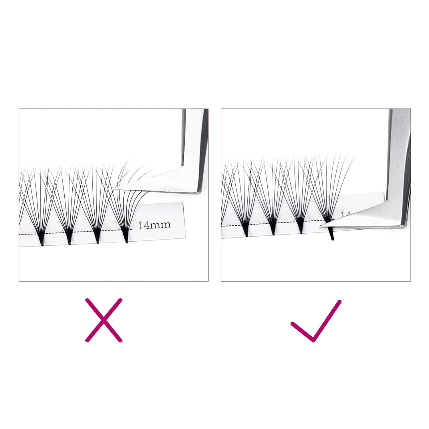 200 Boxes Custom Volume Lashes Extensions with Logo Point Base Promade Fan Lash Auto Fans False Eyelashes Flowering Lashes