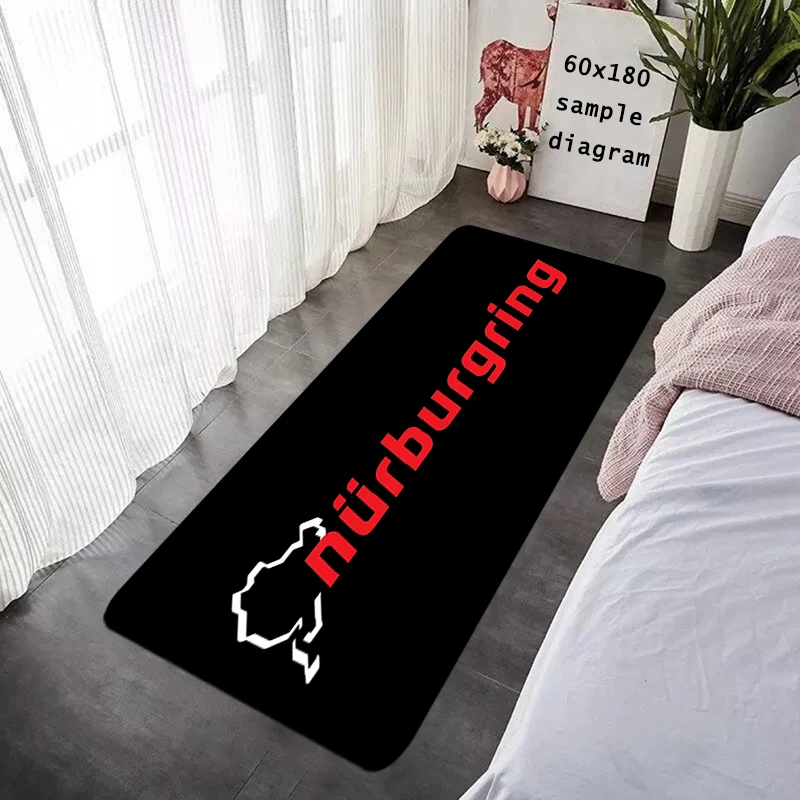 

House Entrance Doormat Hallway Carpet Nurburgring Race Track Rug Living Room Rugs Foot Carpets Floor Mats Non-slip Home Decor