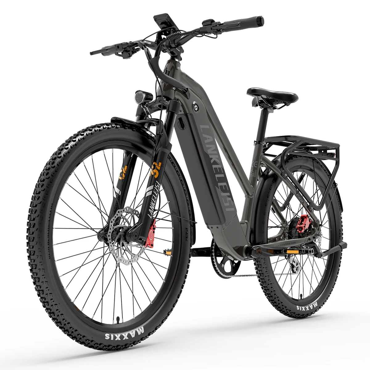 LANKELEISI MX600PRO E-Fahrrad für Erwachsene, 500 W, 48 V, 20 Ah, Stadt-Ebike, 27,5-Zoll-Reifen,