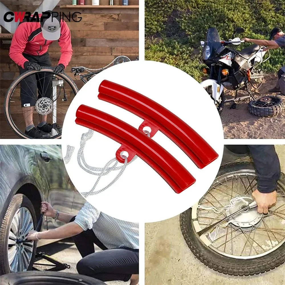 8PCS Car Wheel Steel Ring Protective Sleeve Auto Wheel Rim Protector for Auto Bike Motorcycle Wheel Guard Rim Tyre Accessories