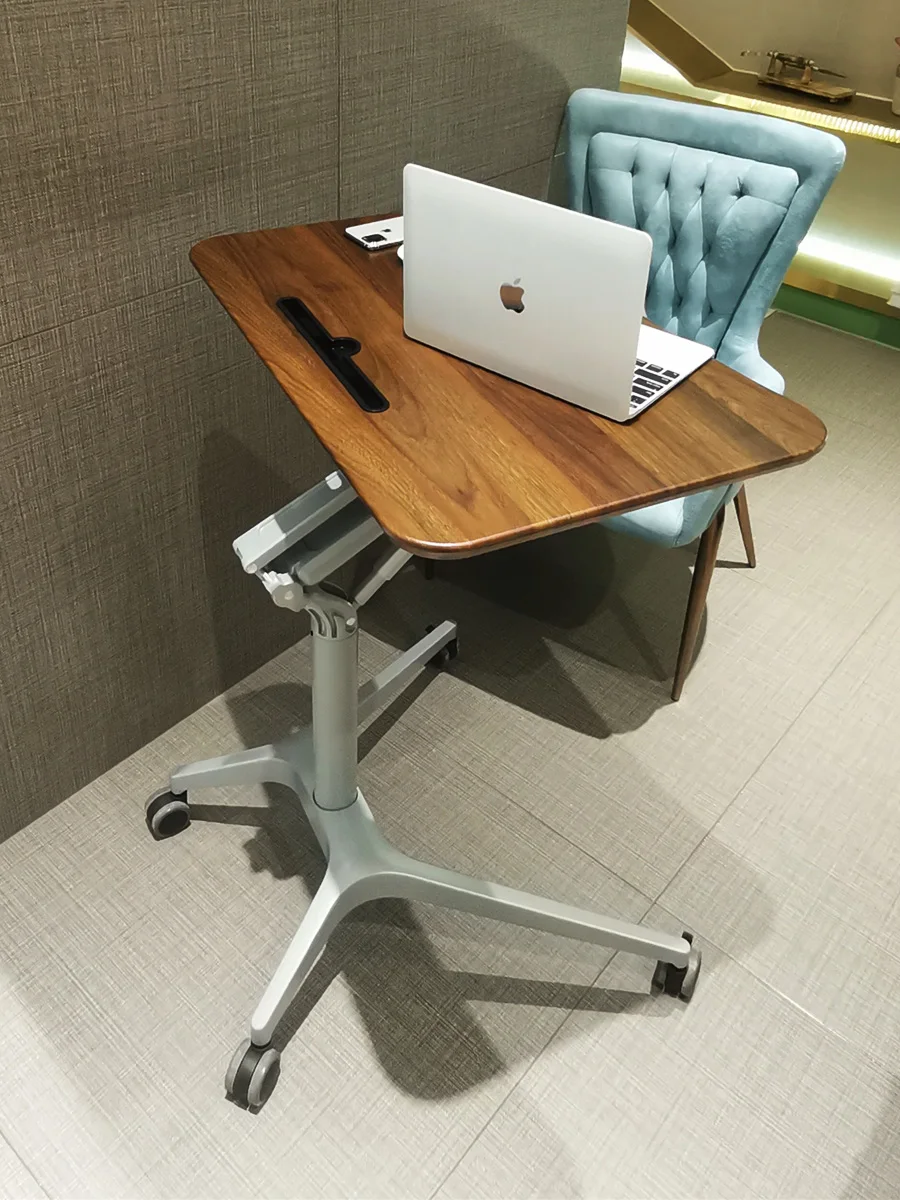 Standing automatic lifting table computer office lazy bedside adjustment mobile desk