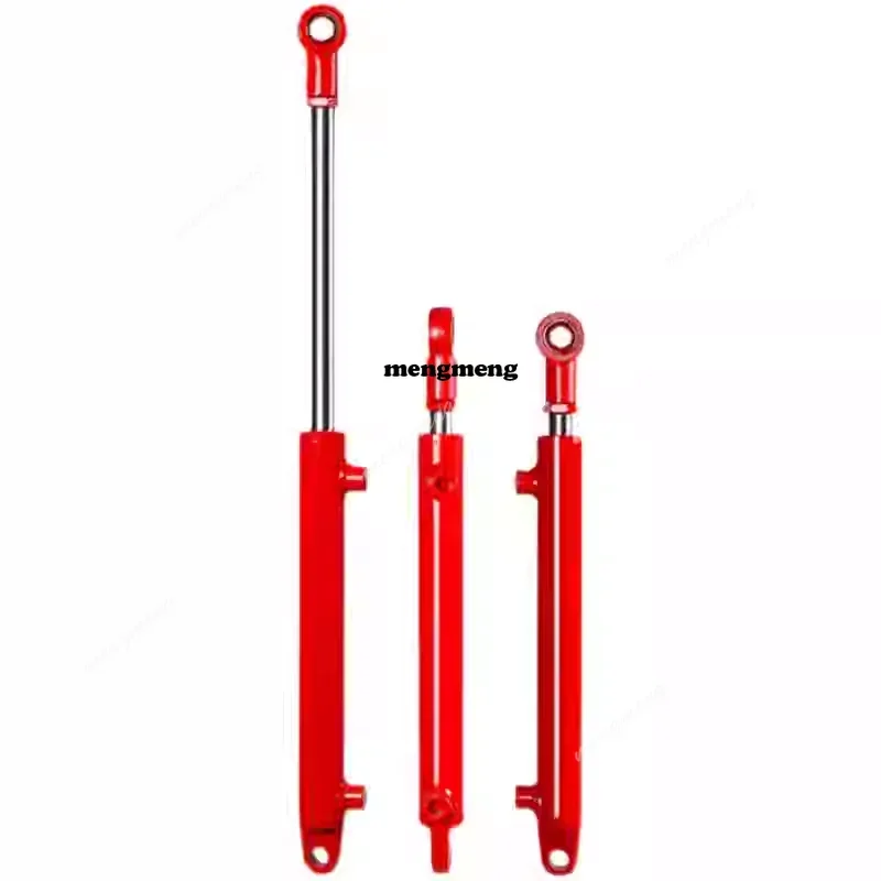 New arrive 3 Tons Hydraulic cylinder Small earrings Hydraulic cylinder 50-28 Non-standard customization Two-way telescopic Fully