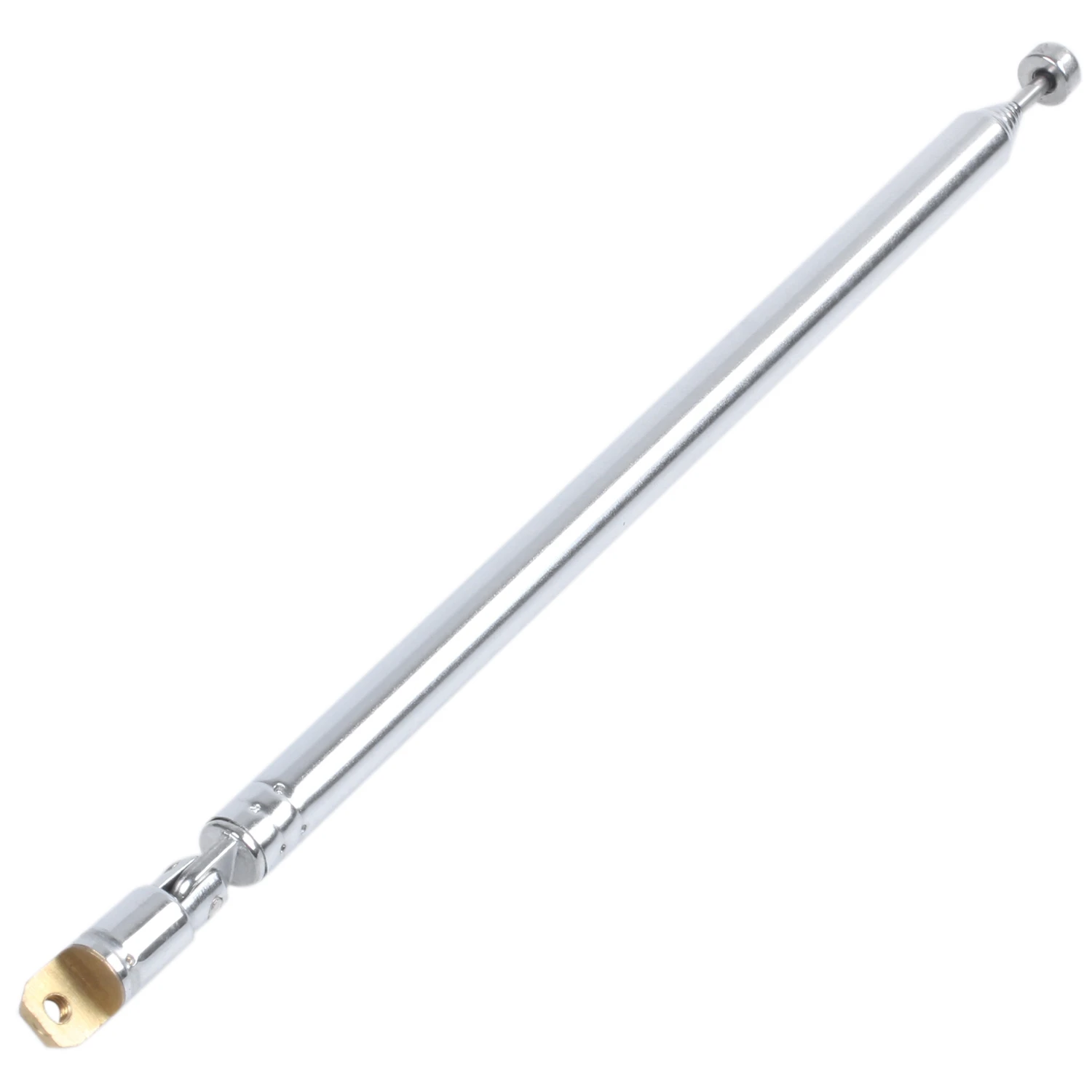 Metal part 7 Telescopic AM, FM radio antenna length 75 cm long silver