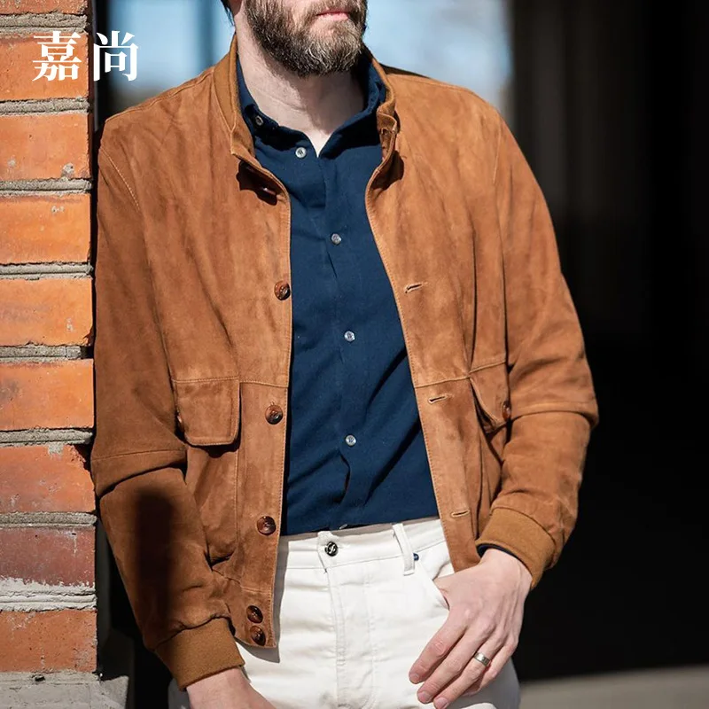Jacket Men's Autumn Versatile Solid Color Casual Outside Men's Jacket