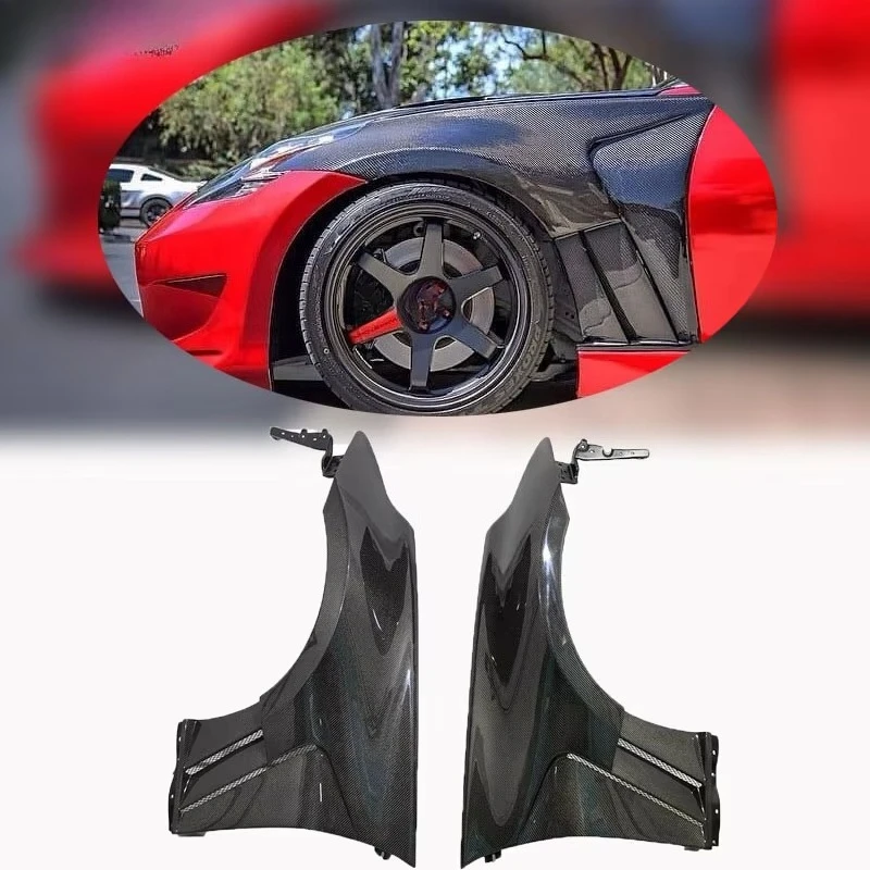 

Suitable for 2009-2021 370Z Z34 Carbon Fiber Front Side Fender Car Fender