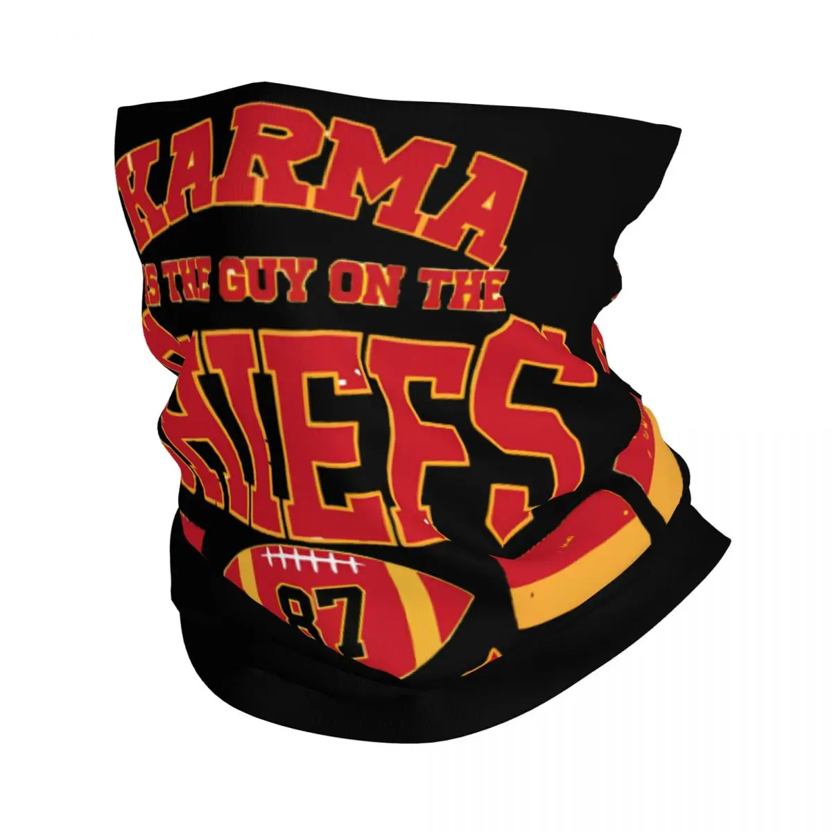 Attention Bandana Neck Cover Printed Motorcycle Club T-Travis Kelce Face Scarf Multi-use Cycling Riding Unisex Adult All Season