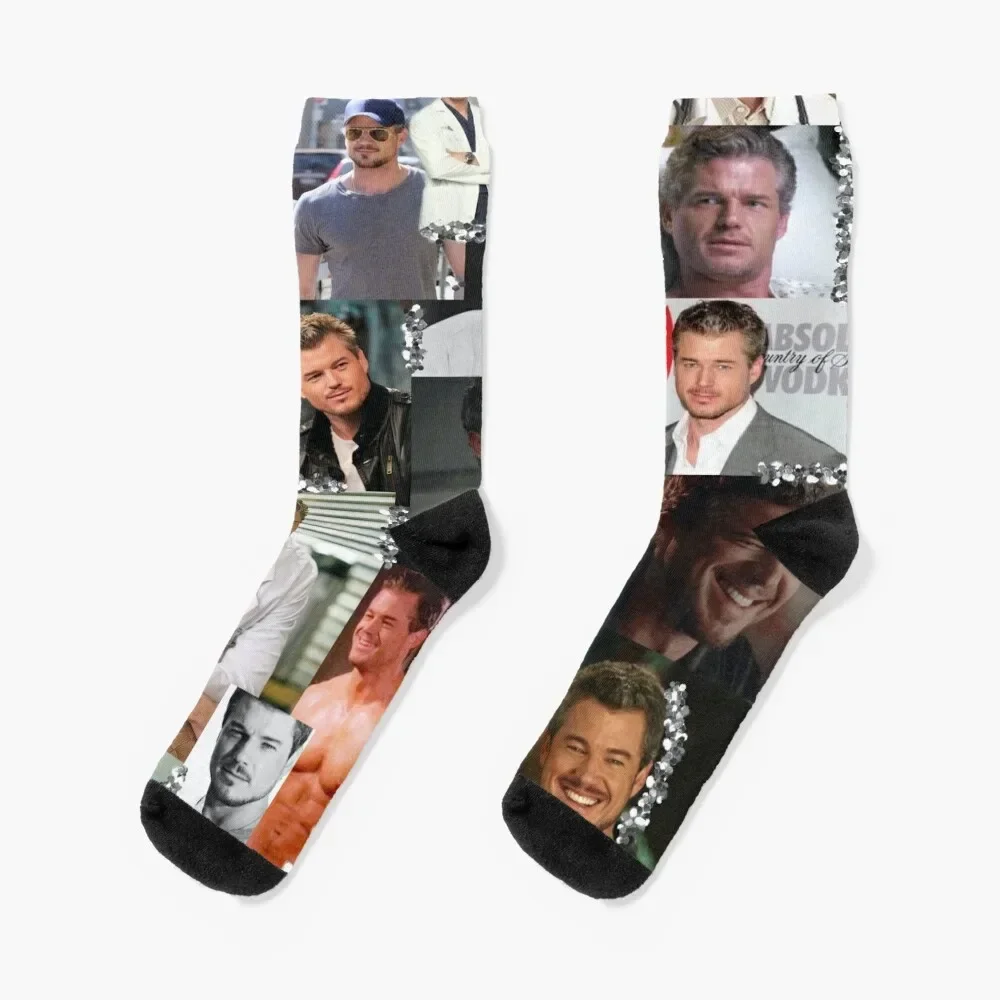 Mark Sloan Collage Socks hiphop Stockings Toe sports Girl'S Socks Men's