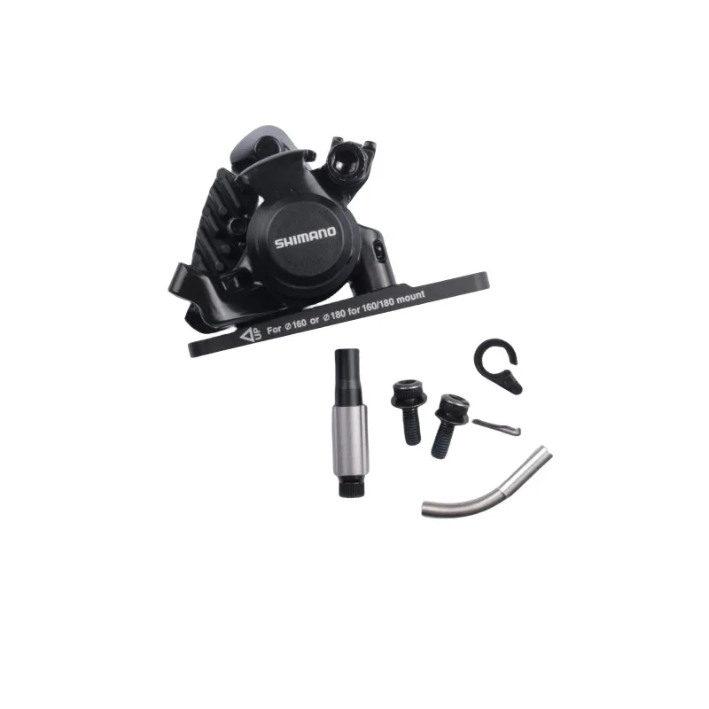 Shimano RS305 Bremse, flache Montage, vorne und hinten, mechanische Scheibenbremse mit L05A-Pads für Rennrad, BR-RS305, hinterer Bremssattel, Schwarz – Detail 16