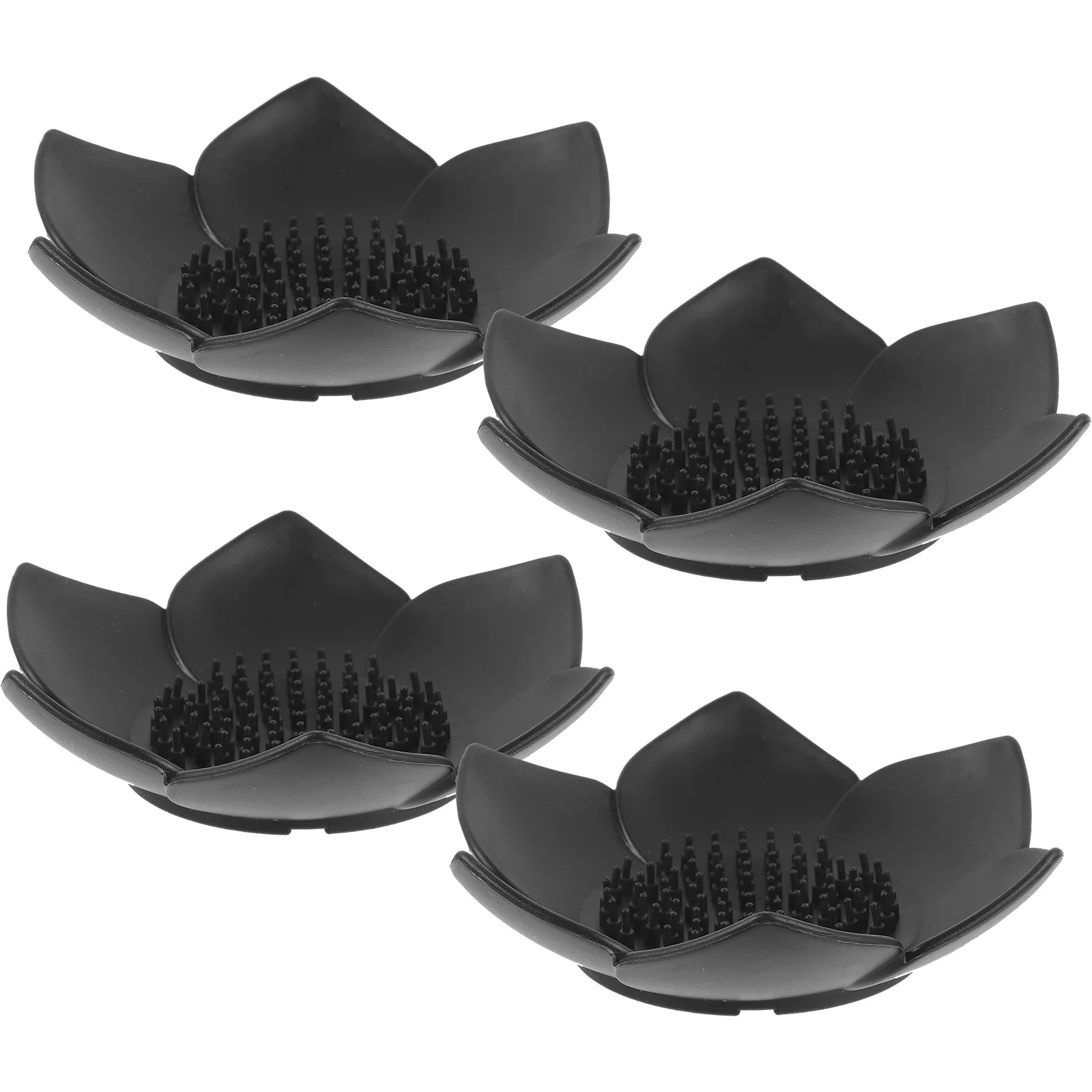 

4Pcs Silicone Bar Soap Holder with Draining Holes Creative Soap Box for Bathroom Sink Shower Use Multi-Purpose Storage Tray