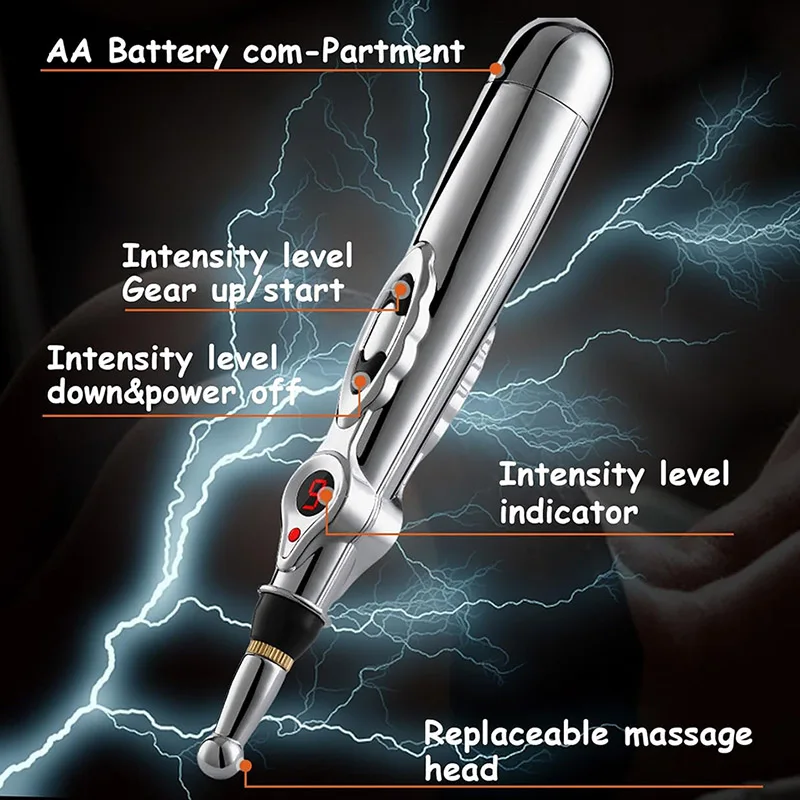 

BDSM Electric Shock Wand with 9 Modes Bondage Restraint Game Gear Sex Things for Couples Kinky G spot Clitoris Labia Shocker Wan