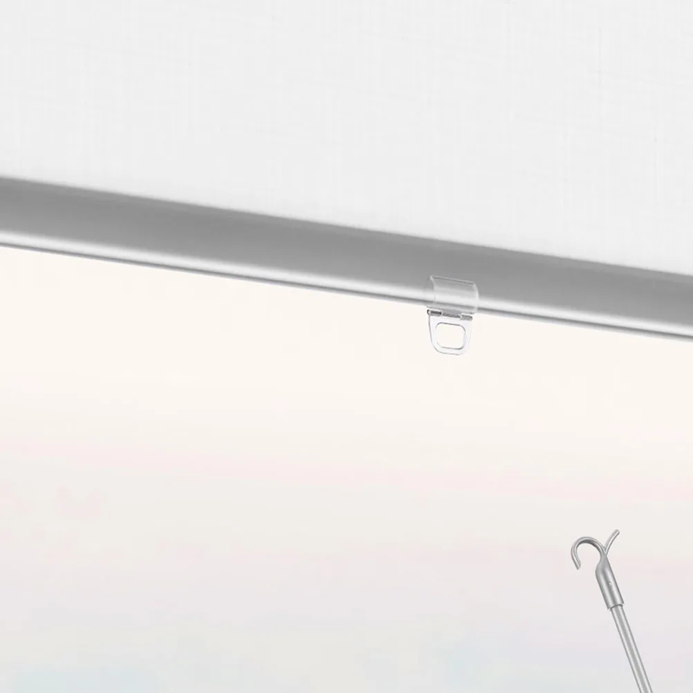 

8pcs Pleated Blind Accessories Plastic Window Shade Clips For Roller Blinds Easy Installation Stable Support Handle Grips