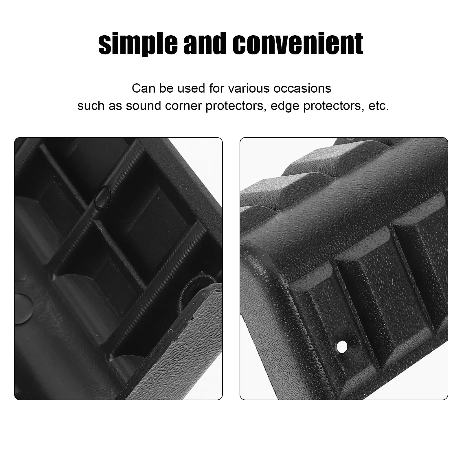 

20Pcs Loudspeaker Box Corner Protector Plastic Edge Guards Wear Resistant Protective Covers for Speaker Cases Luggage
