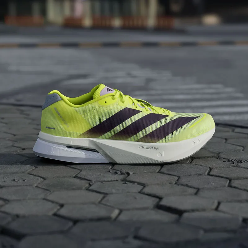 Adidas Men Racing Sneakers JP9251 Carbon Fiber Column LIGHTSTRIKE PRO Cushion Continental Rubber Outsole Running Shoes