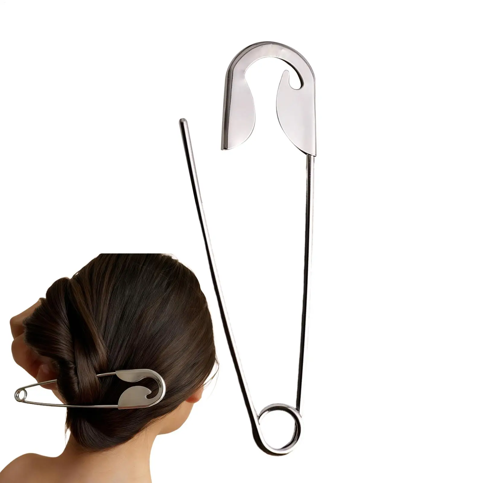 

Metal Safety Pin Hair Clips Lightweight Stylish Hair Pins For Women Girls Daily Party Cosplay Halloween Birthday Holiday decor