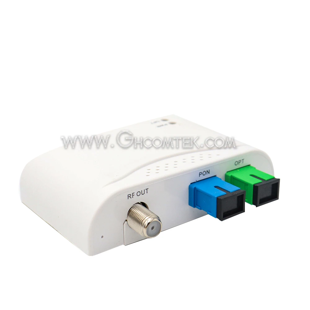 PON Network AGC Fiber Optic FTTH Mini WDM Receiver CATV Active Node With RF Port Bandwidth 40-862 &1006MHz