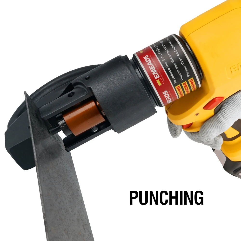 EBS-400 85C 1220H 3 In 1 Multifunctional Battery Powered Hydraulic Puncher Crimping Tool Cable Cutter Crimping Tool