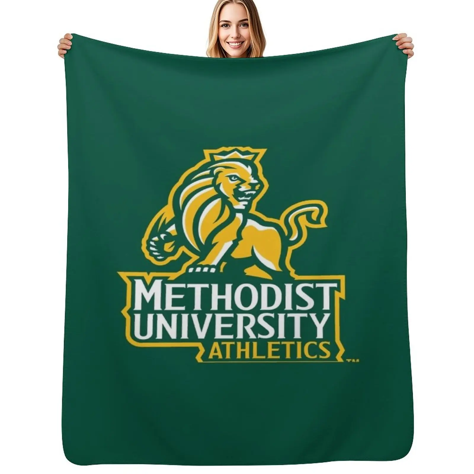 

Methodist MONARCHS FAYETTEVILLE NC Throw Blanket Summer Cool Breathable Blanket for Sleeping