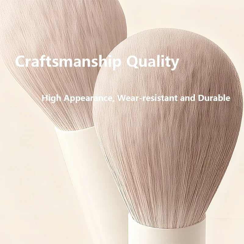Set di pennelli per trucco da 12 pezzi Capelli bionici di alta qualità Applicazione setosa per miscelazione naturale per fard in polvere con custodia