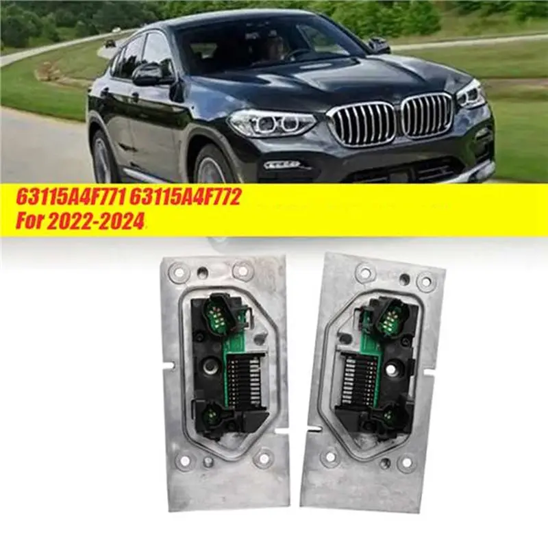Left Headlight Module Angel Eyes DRL Daytime Running Turn Signal For BMW G20 G28 LCI 2022-2024 Source Code 63115A4F771 Right-N31
