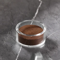 58MM Transparent Coffee Powder Bowl Observation Test Powder Press Dispenser Display Transparent Powder Bowl Barista Tools