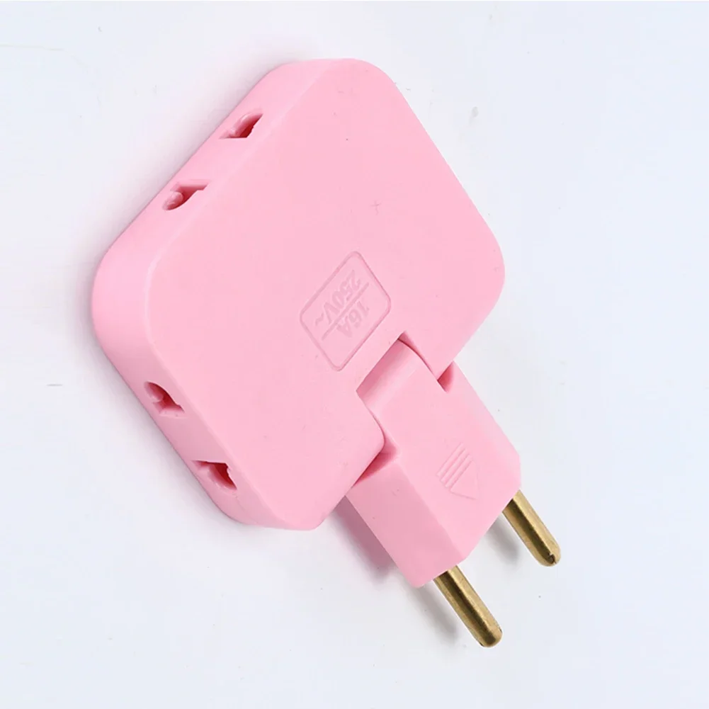 الاتحاد الأوروبي التوصيل 3 مخرج التيار المتردد قطاع الطاقة Multiprise 1 تحويل 3 تمديد مقبس كهربائي 180 °   محول التيار المتردد بمقبس الوفاء الدوار