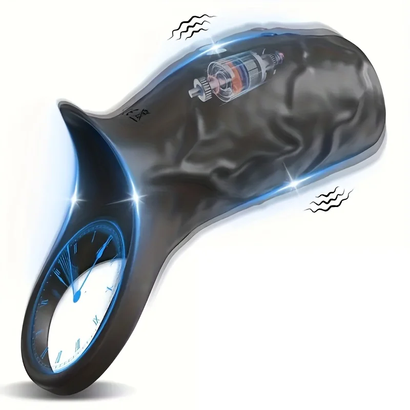 Vibrating Penis Sleeve and Cock Ring for Men