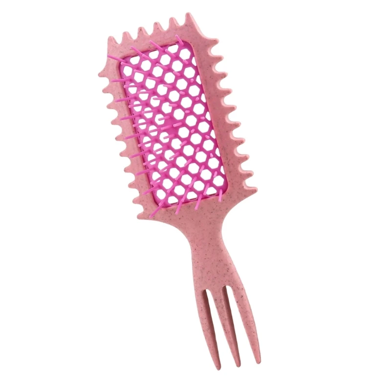 Peine masaje elegante, cepillo para cabello ahuecado, peines para masaje del cuero cabelludo, peinado 918D