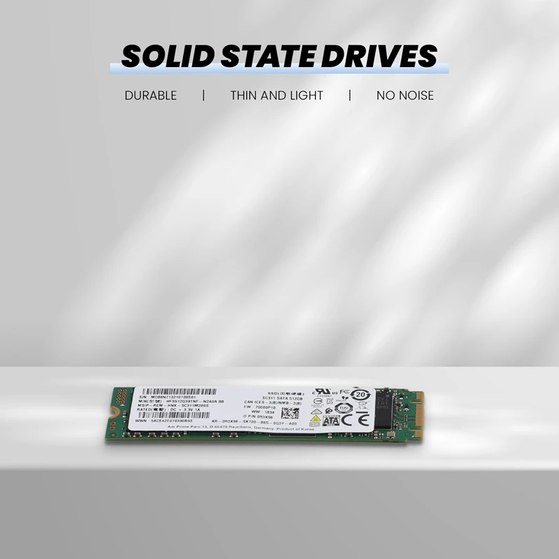 512GB SATA SSD M.2 SSD 2280 Internal Solid State Drives For Desktop Laptop Computer SSD