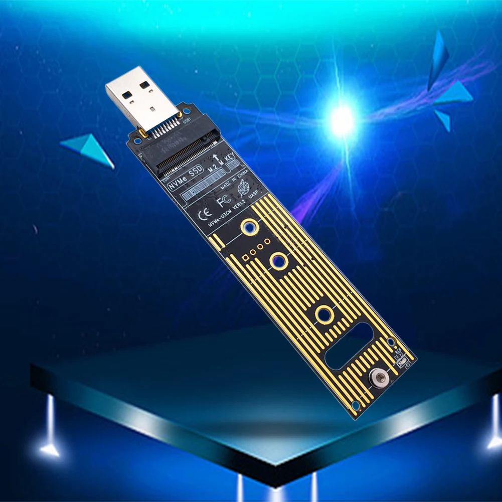 Адаптер M.2 NVME SSD-USB 3,1, 10 Гбит/с