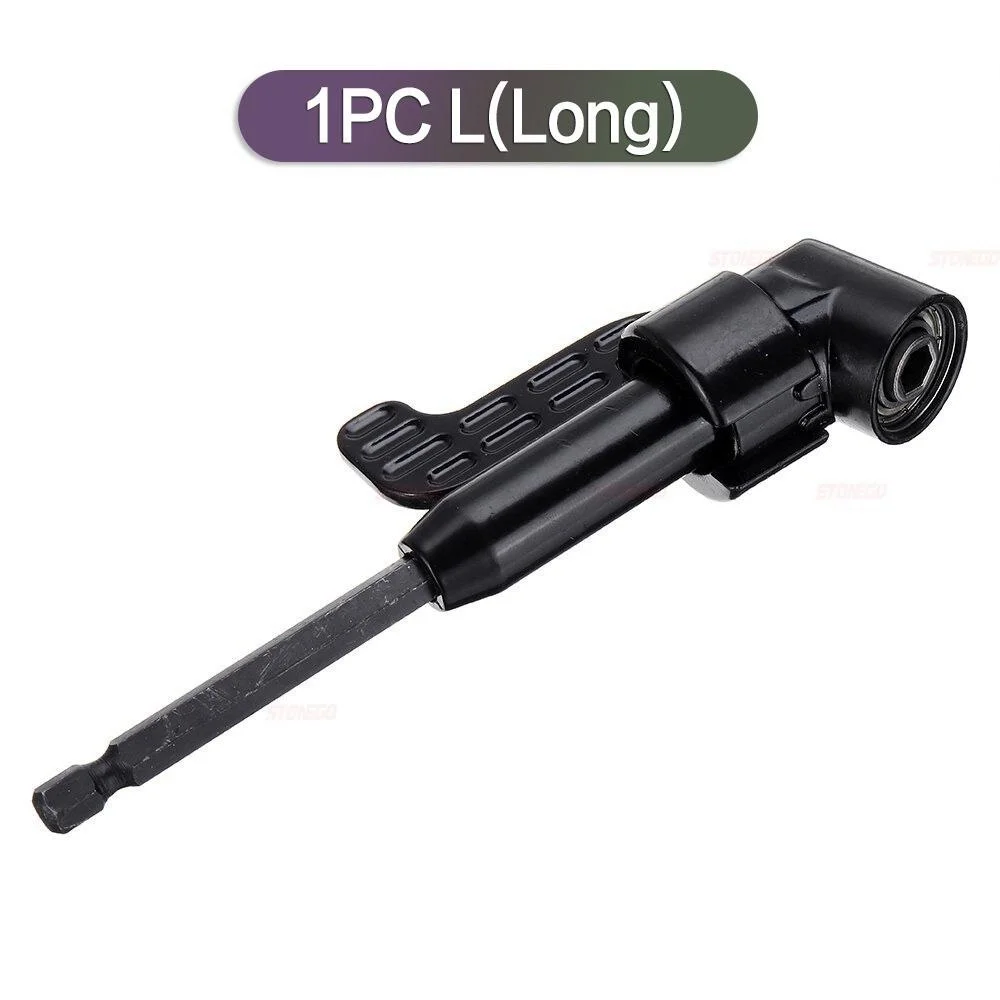 1PCS 105 Degree Angle Extension Screw Driver Socket Holder Adapter for Screwdriver Bit