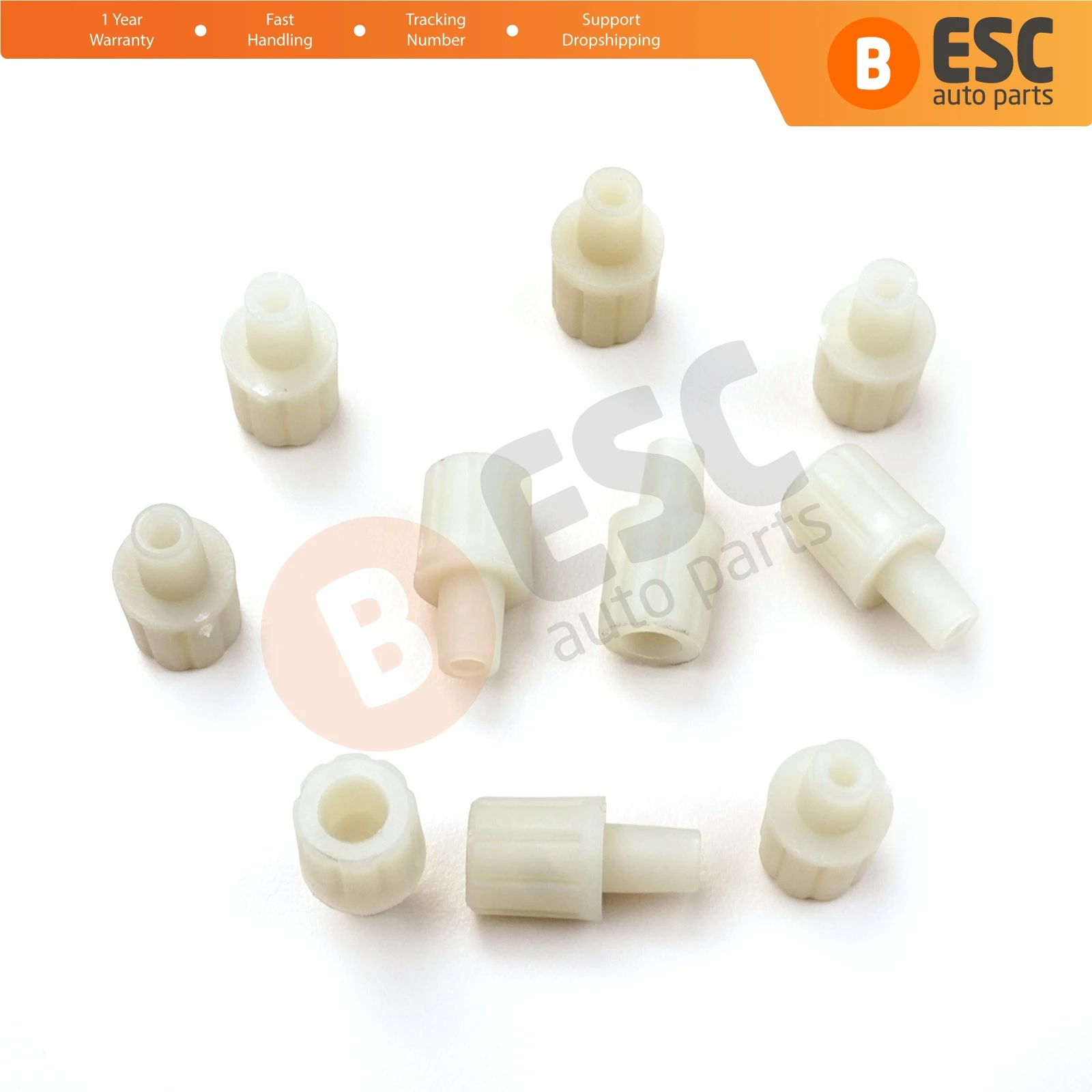 ESC Auto Parts ECP016 10 Pieces Cable End Rope Dowel for Window Regulator Winder Mechanism Type BCP016 Fast Handling