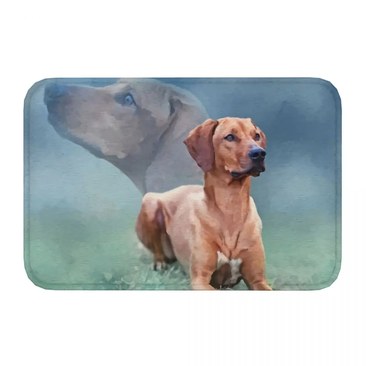 African Non-slip Doormat Living Room Mat Rhodesian Ridgeback Dog Collage Balcony Carpet Welcome Rug Indoor Decorative