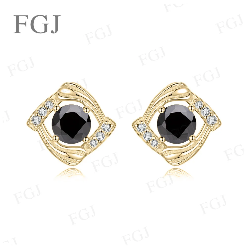 1ct Moissanit-Ohrringe, D-Farbe, VVS1, S925-Sterlingsilber, Ohrstecker für Damen, Geburtstagsfeier, hochwertiger edler Schmuck, Geschenk – Detail 3
