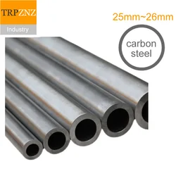 Diameter 25mm 26mm wall 1 2 3 4 5mm Round iron tube precision steel pipe thin wall bright inside Custom cut Fluid delivery pipe