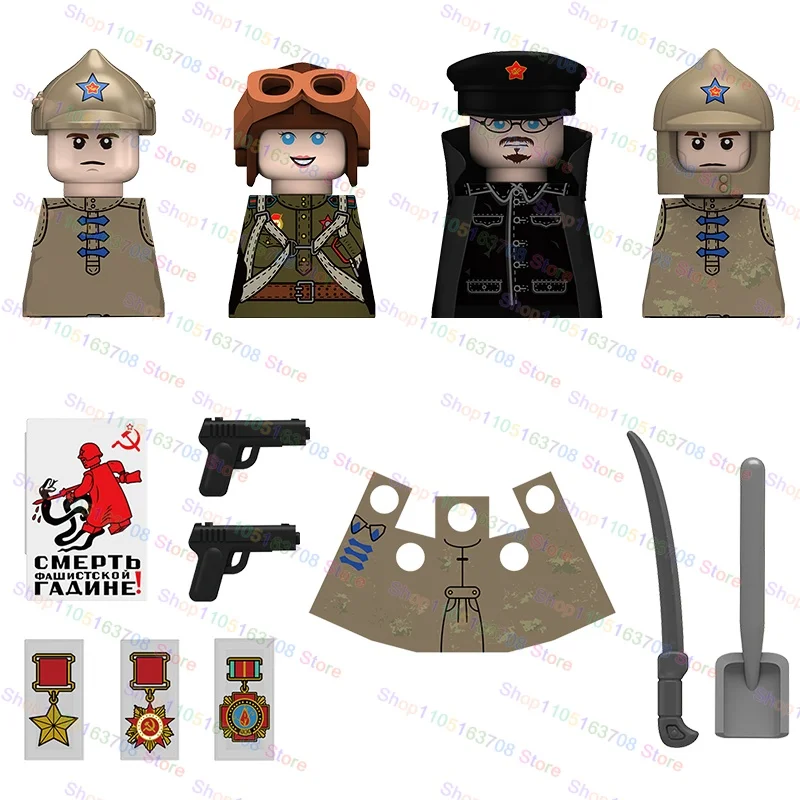 Militar áfrica soldados cavaleiros infantaria guerreiros blocos de construção coletar brinquedos modelo bonecas acessórios presentes N601-608