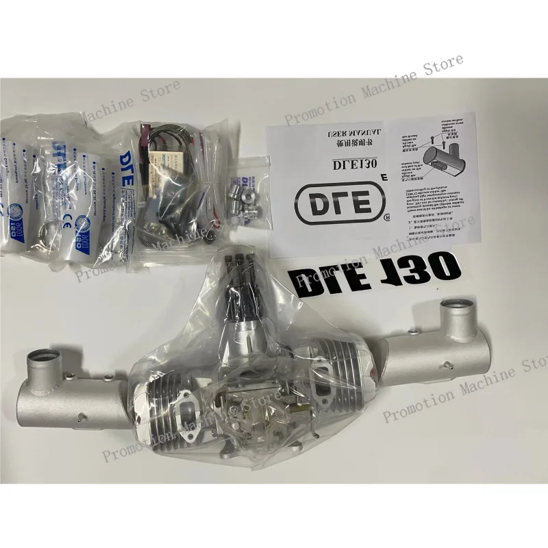 محرك الغاز المعدني الأصلي DLE130 DLE 130 CC لنموذج طائرة التحكم اللاسلكي، DLE130CC، 130، DLE-130CC، العنصر الساخن، قطعة واحدة