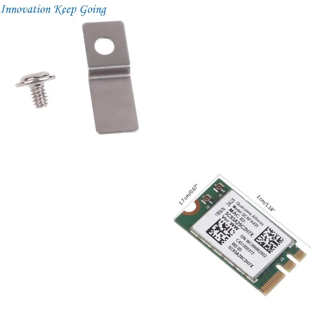 

E65C Wireless Connector Card QCNFFA435 NFA435 BT4.1Wireless Networking Adapter Card QCA9377 Chip NGFF WIFI Card Fast