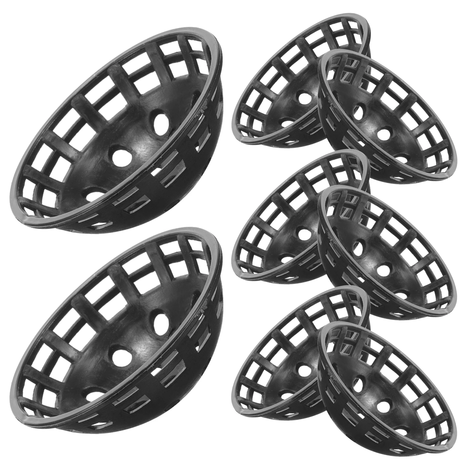 

10pcs Black Medium Pot Bottom Breathing Water Filter Cover Gentle Practical Prevent Leakage Improve Drainage Healthy Plant